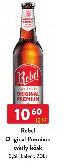 Qanto Rebel Original Premium světlý ležák 0.5L nabídka