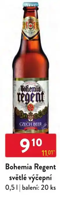 Qanto Bohemia Regent světlé výčepní 0,5L nabídka