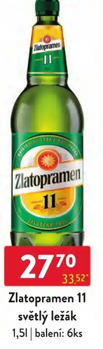 Qanto Zlatopramen 11 světlý ležák 1.5L nabídka