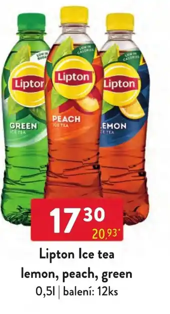 Qanto Lipton Ice tea lemon, peach, green 0.5L nabídka