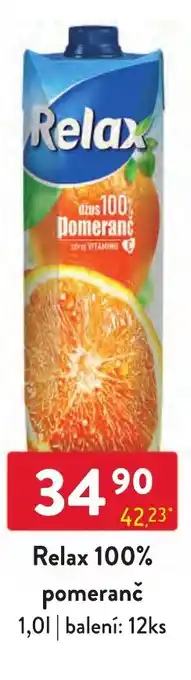 Qanto Relax 100% pomeranč 1.0L nabídka