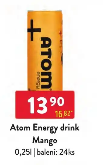 Qanto Atom Energy drink Mango 0,25L nabídka