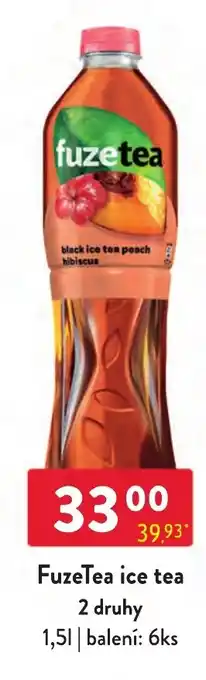 Qanto FuzeTea ice tea 2 druhy nabídka