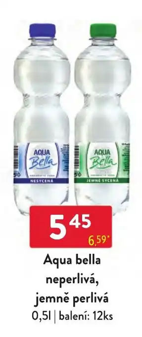 Qanto Aqua bella neperlivá, jemně perlivá nabídka