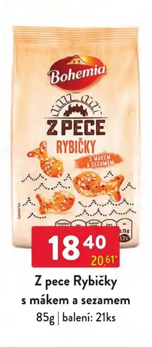 Qanto Z pece Rybičky s mákem a sezamem nabídka