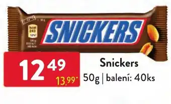Qanto Snickers 50g nabídka