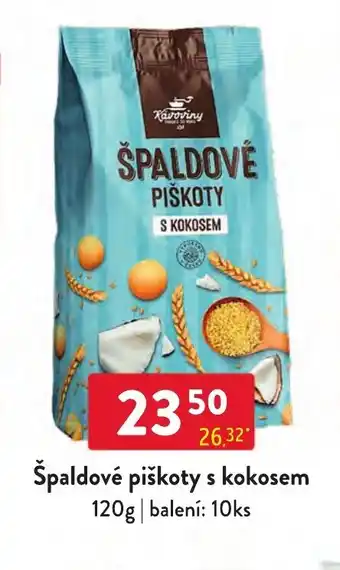 Qanto Špaldové piškoty s kokosem nabídka