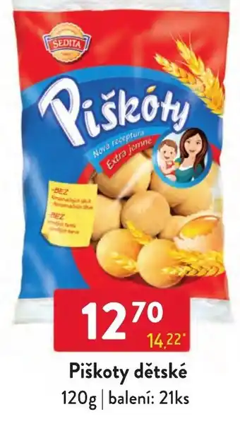 Qanto Piškoty dětské nabídka