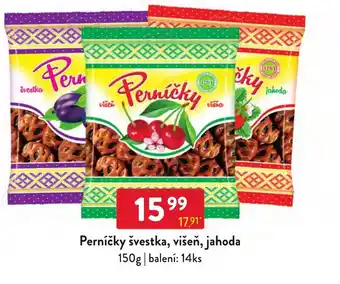 Perníčky švestka, višeň, jahoda