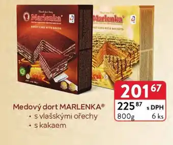 Qanto Medový dort MARLENKA nabídka