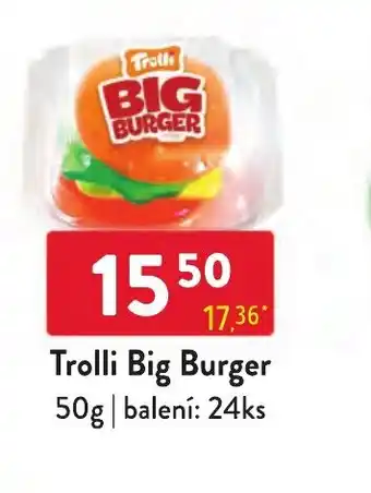 Qanto Trolli Big Burger nabídka