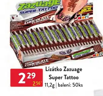 Qanto Lízátko Zazuage Super Tattoo nabídka