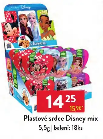 Qanto Plastové srdce Disney mix nabídka