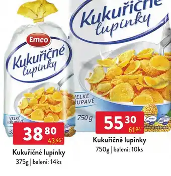 Qanto Kukuřičné lupínky nabídka