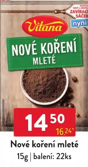 Qanto Nové koření mleté nabídka