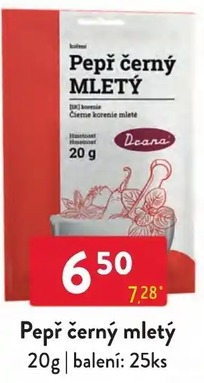 Qanto Pepř černý mletý nabídka