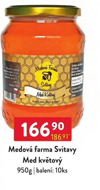 Qanto Medová farma Svitavy Med květový nabídka