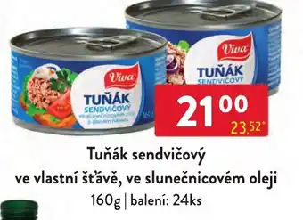 Qanto Tuňák sendvičový ve vlastní šťávě, ve slunečnicovém oleji nabídka