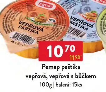 Qanto Pemap paštika vepřová, vepřová s bůčkem nabídka
