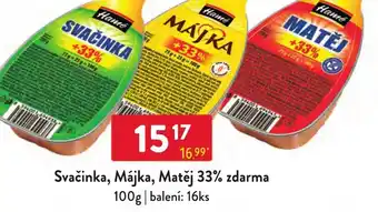 Svačinka, Májka, Matěj 33% zdarma