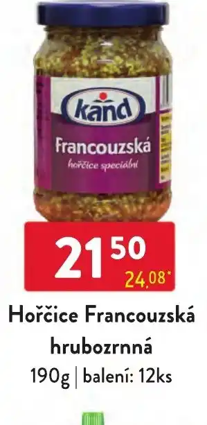 Qanto Hořčice Francouzská hrubozrnná nabídka