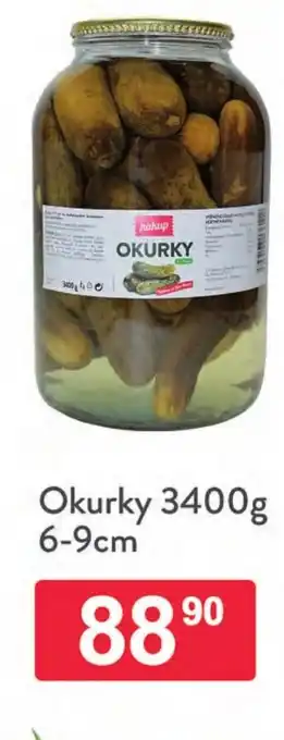 Qanto Okurky 3400g 6-9cm nabídka