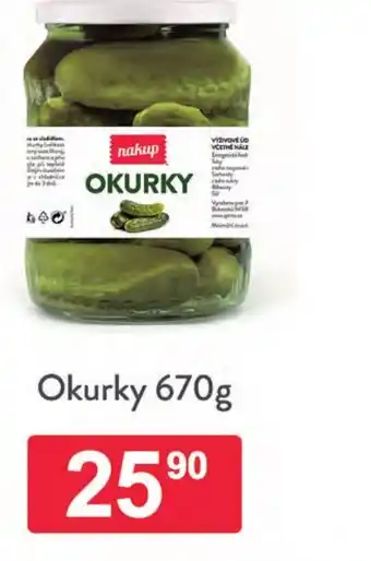 Qanto Okurky 670g nabídka