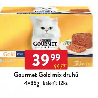 Qanto Gourmet Gold mix druhů nabídka