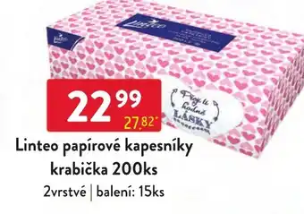 Qanto Linteo papírové kapesníky krabička 200ks nabídka