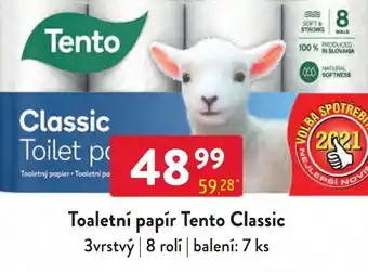 Qanto Toaletní papír Tento Classic nabídka