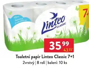 Qanto Toaletní papír Linteo Classic 7+1 nabídka