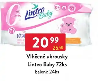 Vlhčené ubrousky Linteo Baby 72ks