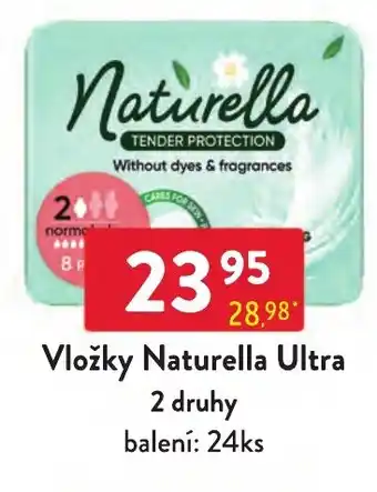 Qanto Vložky Naturella Ultra 2 druhy nabídka