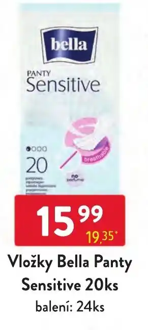 Qanto Vložky Bella Panty Sensitive 20ks nabídka