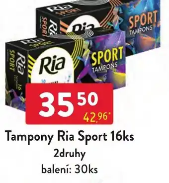 Qanto Tampony Ria Sport 16ks nabídka