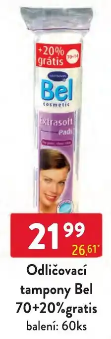 Qanto Odličovací tampony Bel 70+20%gratis nabídka