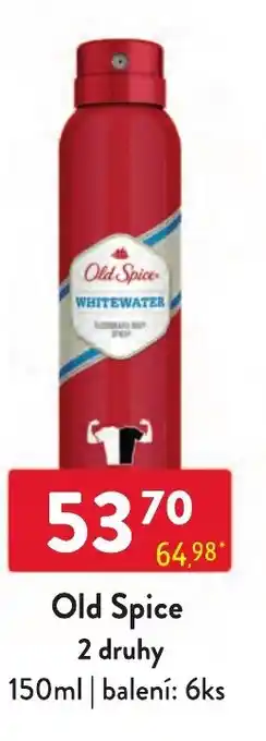 Qanto Old Spice 2 druhy nabídka