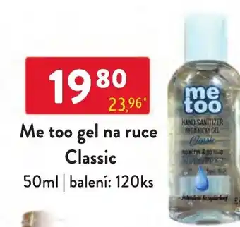 Qanto Me too gel na ruce Classic nabídka