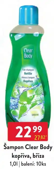 Qanto Šampon Clear Body kopřiva, bříza nabídka