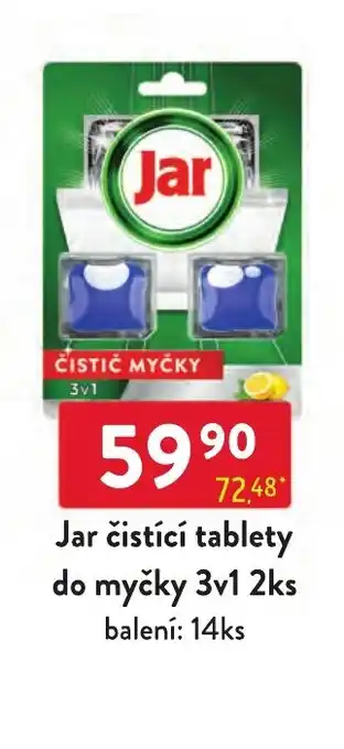 Qanto Jar čistící tablety do myčky 3v1 2ks nabídka