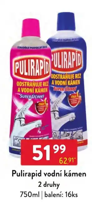 Qanto Pulirapid vodní kámen 2 druhy nabídka