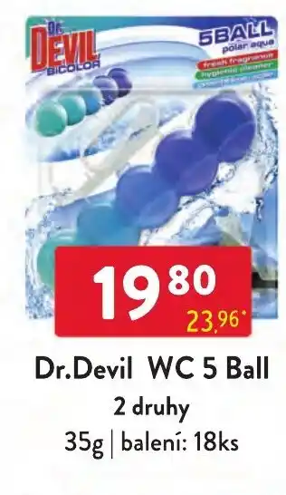 Qanto Dr.Devil WC 5 Ball 2 druhy nabídka