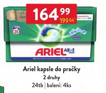 Qanto Ariel kapsle do pračky 2 druhy nabídka