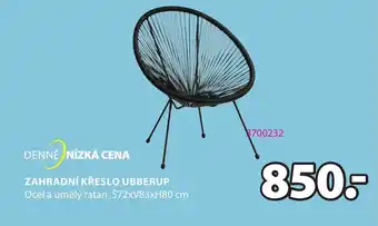 JYSK ZAHRADNÍ KŘESLO UBBERUP nabídka