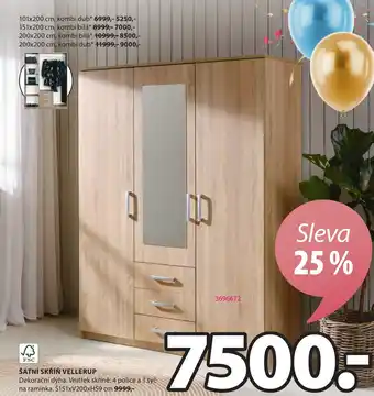 JYSK ŠATNÍ SKŘÍŇ VELLERUP nabídka