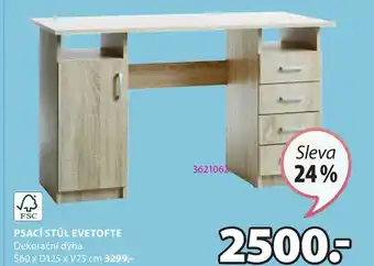 JYSK PSACÍ STŮL EVETOFTE nabídka