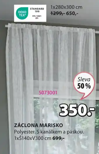 JYSK ZÁCLONA MARISKO nabídka