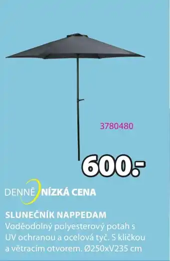 JYSK SLUNEČNÍK NAPPEDAM nabídka