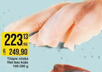 Jip Tilápie nilská filet bez kůže 140-200 g nabídka