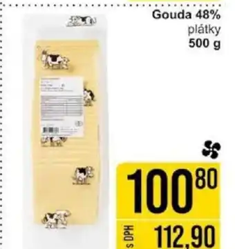 Jip Gouda 48% plátky 500 g nabídka